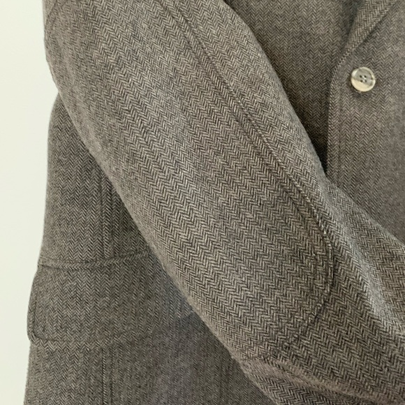 Benetton Herringbone tweed Blazer L - Picture 2 of 8